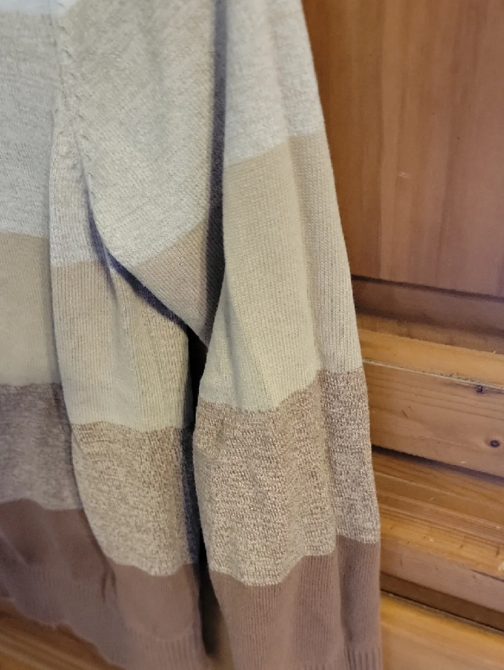 The Children's Place Striped Crewneck Sweater in Cream, Beige, Brown